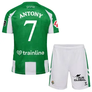 Real Betis Antony 7 Dětský Domácí Dres 2025/26