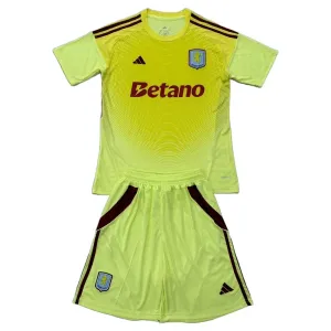 Aston Villa Dětský Brankářské Dres 2025/26 Žlutá