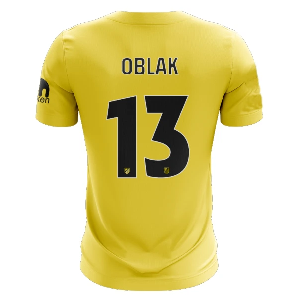 Atlético Madrid Jan Oblak 13 Brankářské Dres 2025/26 Atlético Madrid Jan Oblak 13 Brankářské Dres 2025/26