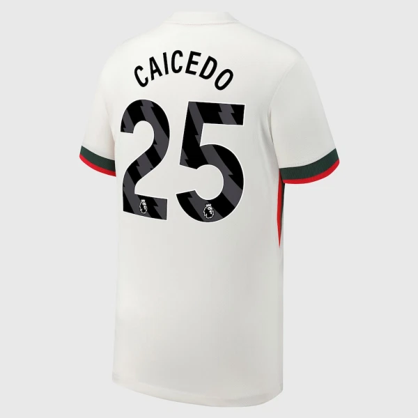 Chelsea Moisés Caicedo 25 Venkovní Dres 2025/26