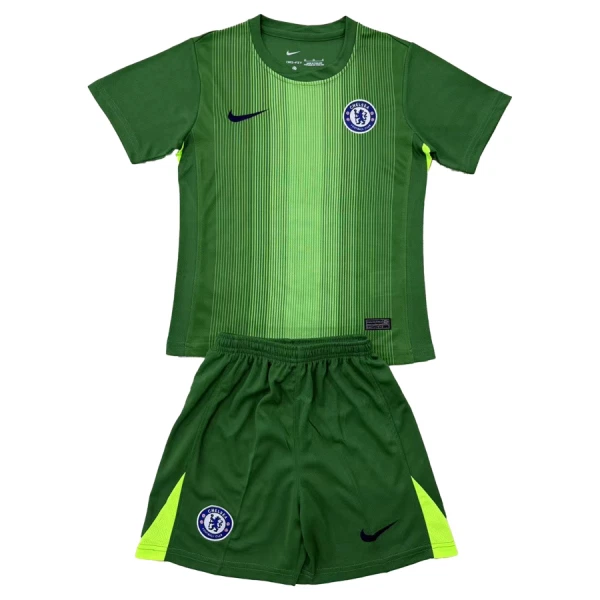 Chelsea Dětský Brankářské Dres 2025/26 Zelená