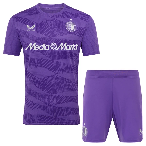 Feyenoord Rotterdam Dětský Brankářské Dres 2025/26 Fialová Feyenoord Rotterdam Dětský Brankářské Dres 2025/26 Fialová