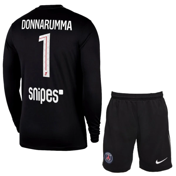 PSG Gianluigi Donnarumma 1 Dětský Brankářské Dres 2025/26 - Dlouhý Rukáv PSG Gianluigi Donnarumma 1 Dětský Brankářské Dres 2025/26 - Dlouhý Rukáv