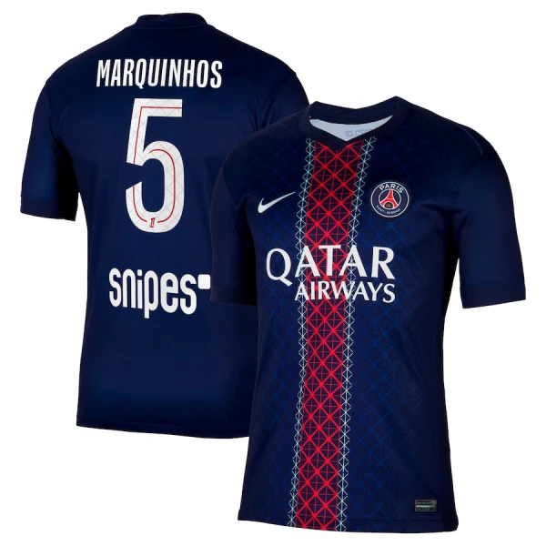 PSG Marquinhos 5 Domácí Dres 2025/26 PSG Marquinhos 5 Domácí Dres 2025/26