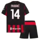 AC Milan Luka Modrić 14 Dětský Domácí Dres 2025/26