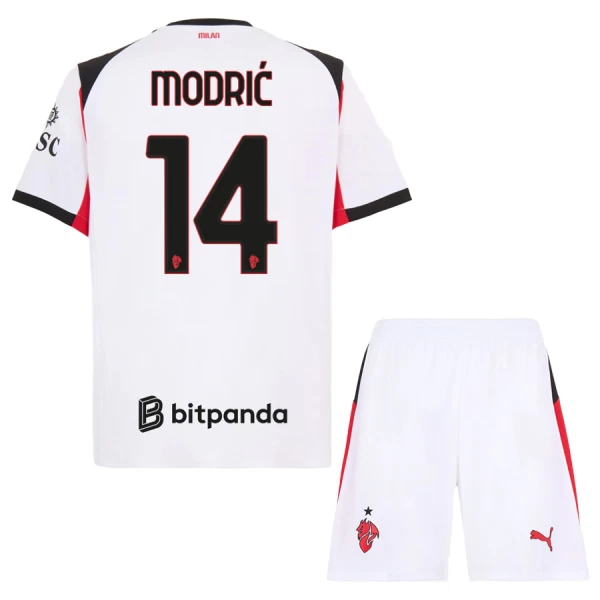 AC Milan Luka Modrić 14 Dětský Venkovní Dres 2025/26 AC Milan Luka Modrić 14 Dětský Venkovní Dres 2025/26