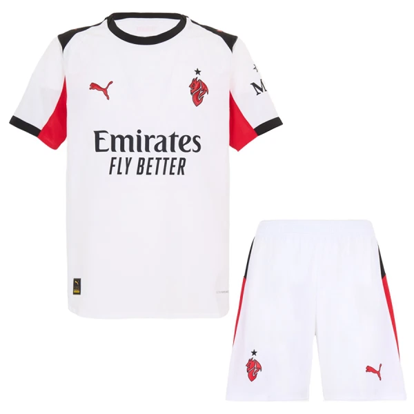 AC Milan Luka Modrić 14 Dětský Venkovní Dres 2025/26