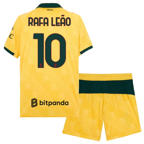 AC Milan Rafael Leão 10 Dětský Třetí Dres 2025/26