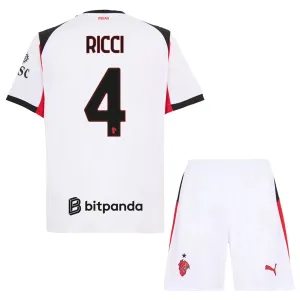 AC Milan Ricci 4 Dětský Venkovní Dres 2025/26