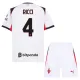 AC Milan Ricci 4 Dětský Venkovní Dres 2025/26 AC Milan Ricci 4 Dětský Venkovní Dres 2025/26