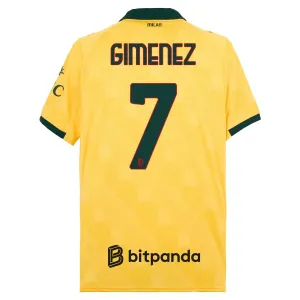 AC Milan Santiago Gimenez 7 Třetí Dres 2025/26