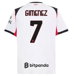 AC Milan Santiago Gimenez 7 Venkovní Dres 2025/26