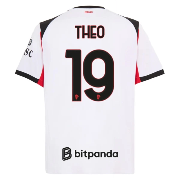 AC Milan Theo Hernández 19 Venkovní Dres 2025/26 AC Milan Theo Hernández 19 Venkovní Dres 2025/26