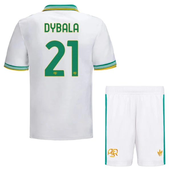 AS Roma Paulo Dybala 21 Dětský Třetí Dres 2025/26 AS Roma Paulo Dybala 21 Dětský Třetí Dres 2025/26