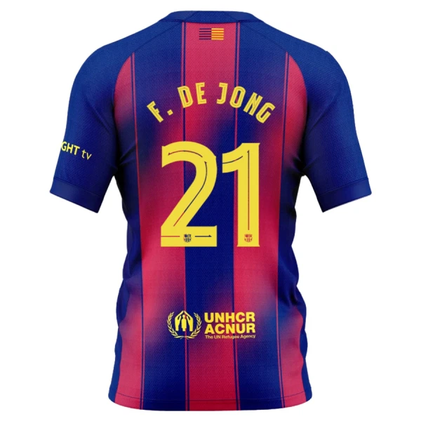 FC Barcelona Frenkie de Jong 21 Domácí Dres 2025/26 FC Barcelona Frenkie de Jong 21 Domácí Dres 2025/26