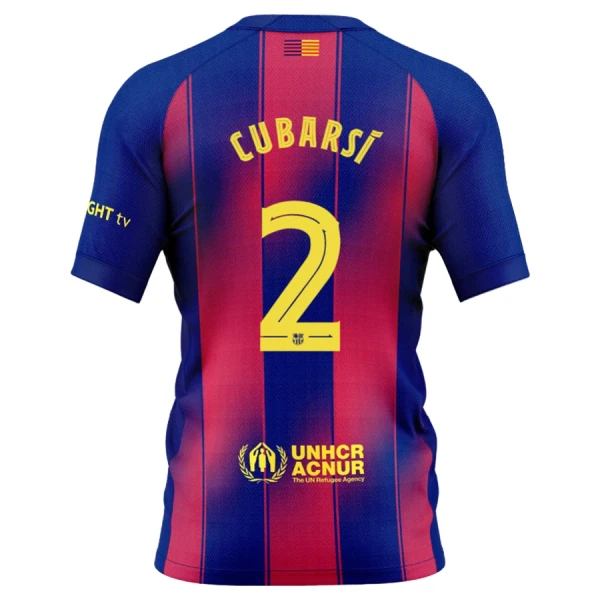 FC Barcelona Pau Cubarsí 2 Domácí Dres 2025/26 FC Barcelona Pau Cubarsí 2 Domácí Dres 2025/26