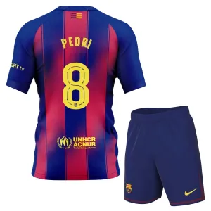 FC Barcelona Pedri 8 Dětský Domácí Dres 2025/26