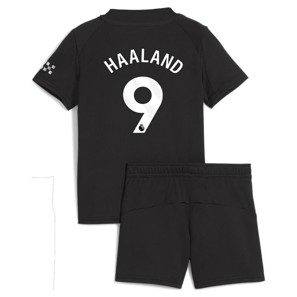 Manchester City Erling Haaland 9 Dětský Venkovní Dres 2025/26 Manchester City Erling Haaland 9 Dětský Venkovní Dres 2025/26