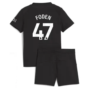 Manchester City Phil Foden 47 Dětský Venkovní Dres 2025/26
