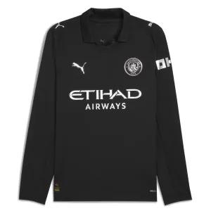 Manchester City Venkovní Dres 2025/26 - Dlouhý Rukáv