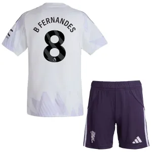 Manchester United Bruno Fernandes 8 Dětský Venkovní Dres 2025/26