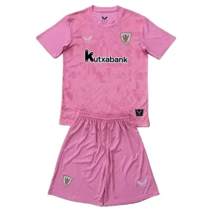 Athletic Bilbao Dětský Brankářské Dres 2025/26 Růžová