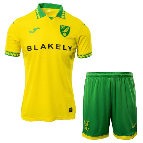 Norwich City Dětský Domácí Dres 2025/26 Norwich City Dětský Domácí Dres 2025/26
