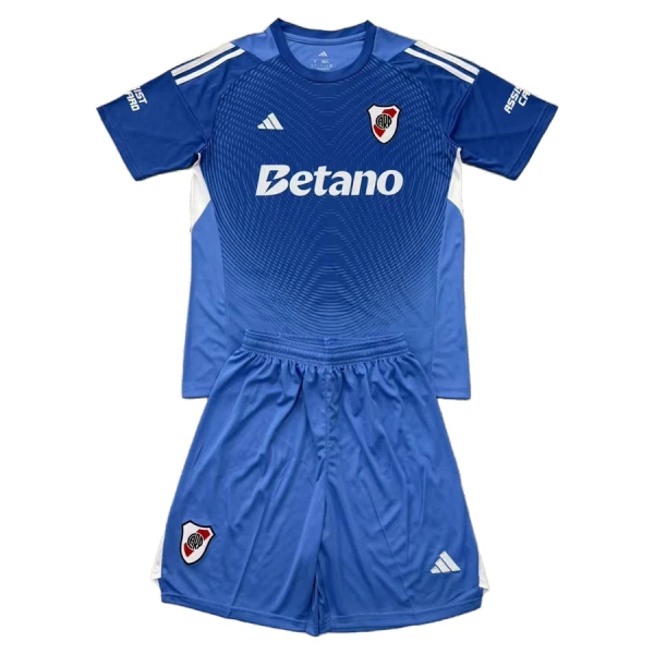 River Plate Dětský Brankářské Dres 2025/26 Modrá River Plate Dětský Brankářské Dres 2025/26 Modrá