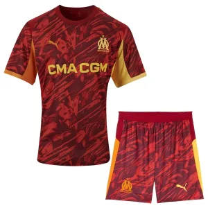Olympique Marseille Dětský Brankářské Dres 2025/26 Červená