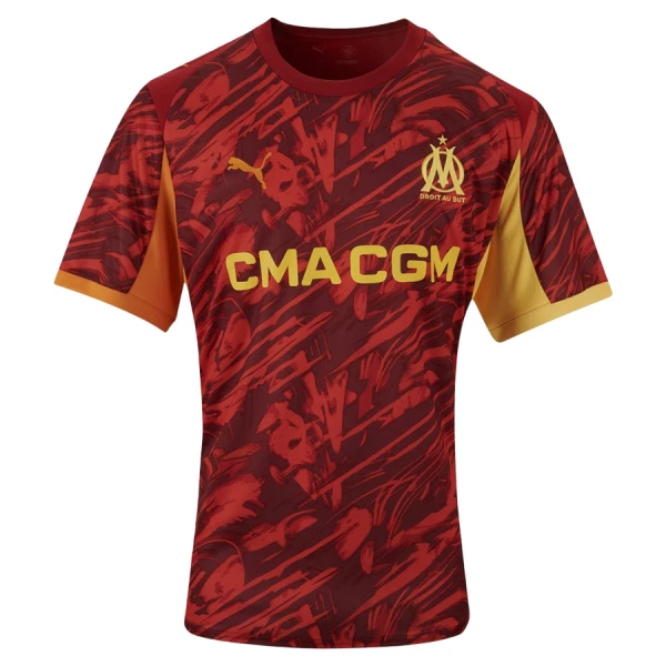 Olympique Marseille Dětský Brankářské Dres 2025/26 Červená