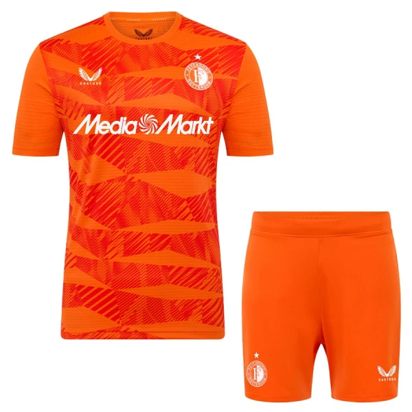 Feyenoord Rotterdam Dětský Brankářské Dres 2025/26 Oranžová Feyenoord Rotterdam Dětský Brankářské Dres 2025/26 Oranžová