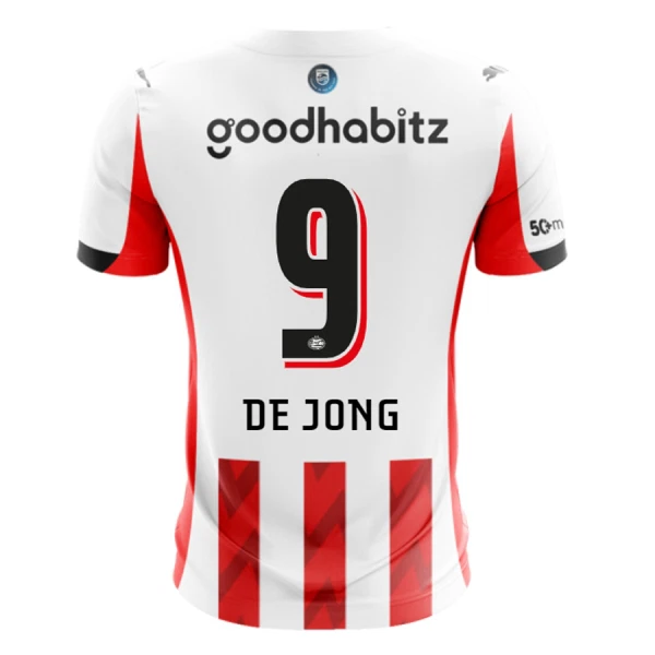 PSV Eindhoven De Jong 9 Domácí Dres 2025/26 PSV Eindhoven De Jong 9 Domácí Dres 2025/26