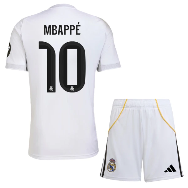 Real Madrid Kylian Mbappé 10 Dětský Domácí Dres 2025/26 Real Madrid Kylian Mbappé 10 Dětský Domácí Dres 2025/26