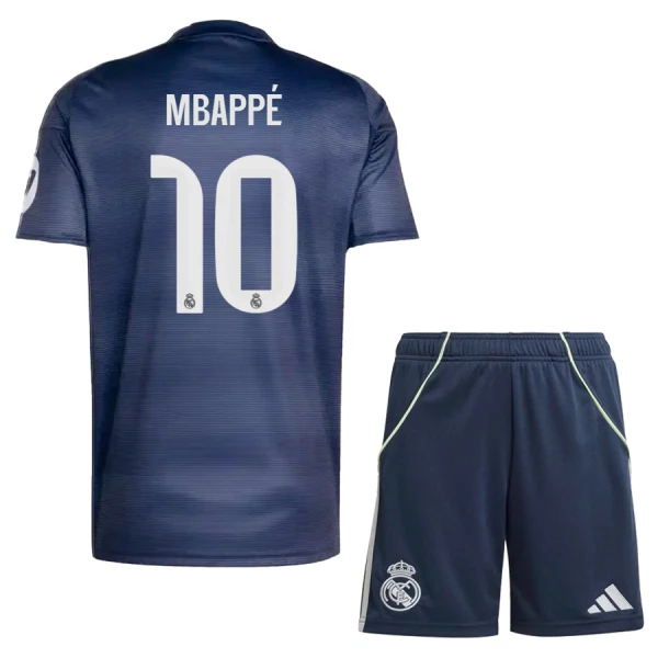 Real Madrid Kylian Mbappé 10 Dětský Venkovní Dres 2025/26 Real Madrid Kylian Mbappé 10 Dětský Venkovní Dres 2025/26