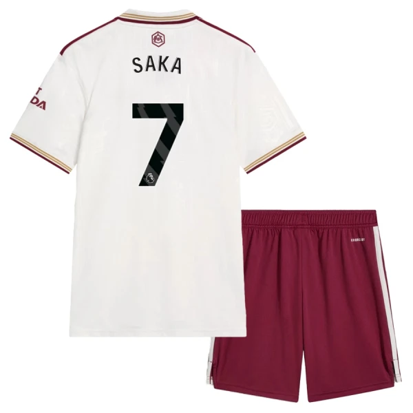 Arsenal Bukayo Saka 7 Dětský Třetí Dres 2025/26 Arsenal Bukayo Saka 7 Dětský Třetí Dres 2025/26