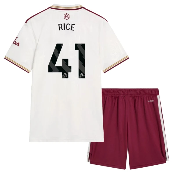 Arsenal Declan Rice 41 Dětský Třetí Dres 2025/26 Arsenal Declan Rice 41 Dětský Třetí Dres 2025/26
