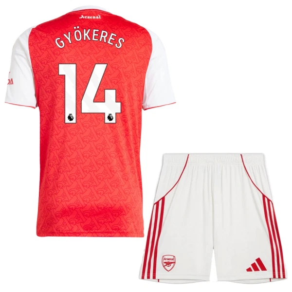 Arsenal Viktor Gyökeres 14 Dětský Domácí Dres 2025/26 Arsenal Viktor Gyökeres 14 Dětský Domácí Dres 2025/26