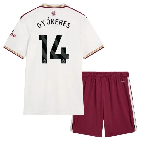 Arsenal Viktor Gyökeres 14 Dětský Třetí Dres 2025/26 Arsenal Viktor Gyökeres 14 Dětský Třetí Dres 2025/26