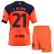 FC Barcelona Frenkie de Jong 21 Dětský Třetí Dres 2025/26