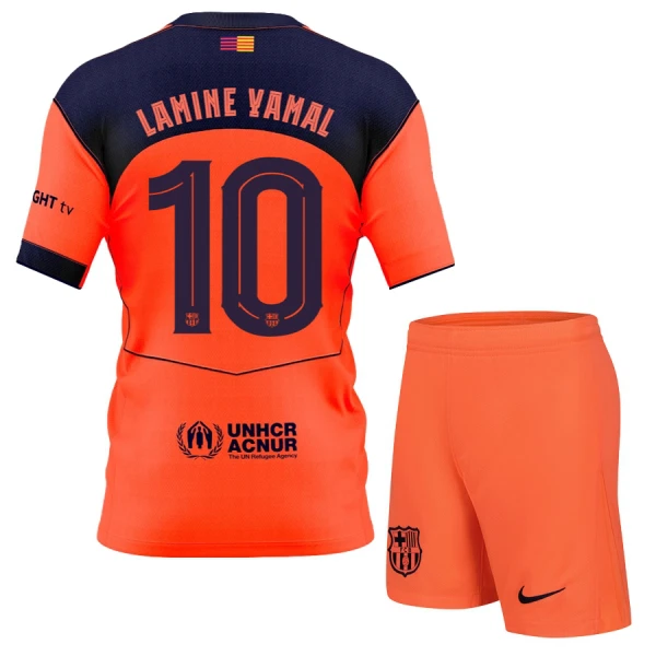 FC Barcelona Lamine Yamal 10 Dětský Třetí Dres 2025/26 FC Barcelona Lamine Yamal 10 Dětský Třetí Dres 2025/26