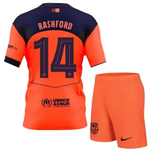 FC Barcelona Marcus Rashford 14 Dětský Třetí Dres 2025/26