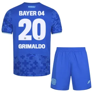 Bayer 04 Leverkusen Alejandro Grimaldo 20 Dětský Třetí Dres 2025/26