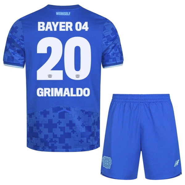 Bayer 04 Leverkusen Alejandro Grimaldo 20 Dětský Třetí Dres 2025/26 Bayer 04 Leverkusen Alejandro Grimaldo 20 Dětský Třetí Dres 2025/26