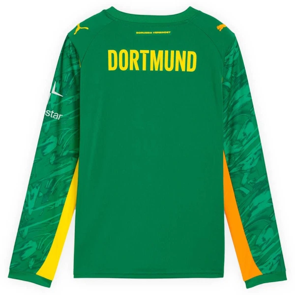 Borussia Dortmund Brankářské Dres 2025/26 Zelená - Dlouhý Rukáv