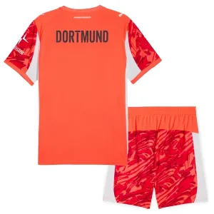 Borussia Dortmund Dětský Brankářské Dres 2025/26 Červená