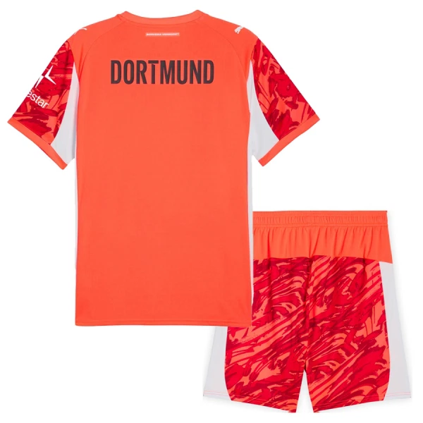Borussia Dortmund Dětský Brankářské Dres 2025/26 Červená