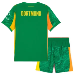 Borussia Dortmund Dětský Brankářské Dres 2025/26 Zelená