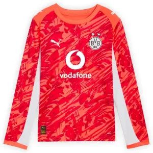 Borussia Dortmund Gregor Kobel 1 Brankářské Dres 2025/26 Červená - Dlouhý Rukáv