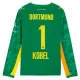 Borussia Dortmund Gregor Kobel 1 Brankářské Dres 2025/26 Zelená - Dlouhý Rukáv