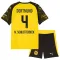 Borussia Dortmund Nico Schlotterbeck 4 Dětský Domácí Dres 2025/26